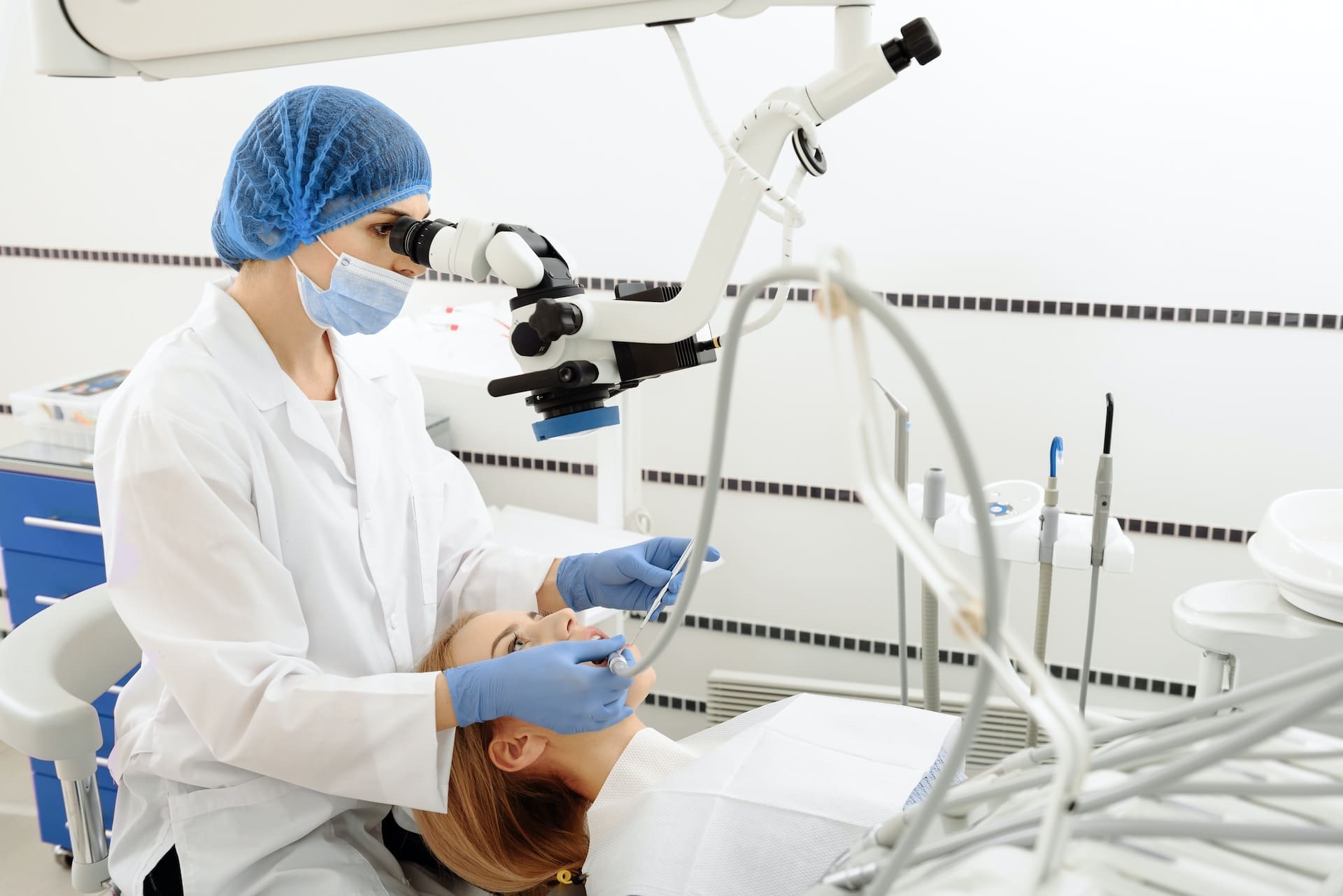 A patient undergoing a regular dental exam and cleaning by the best dentist in Newton, MA, to maintain optimal oral health.